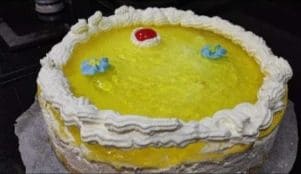 Mousse lemon cake