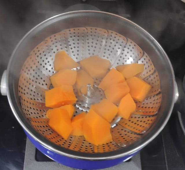 steamed pumpkin